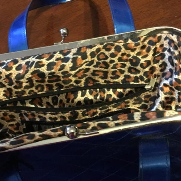 Retro Lux De Ville High Seas Kiss Lock large travel bag, - Picture 8 of 8